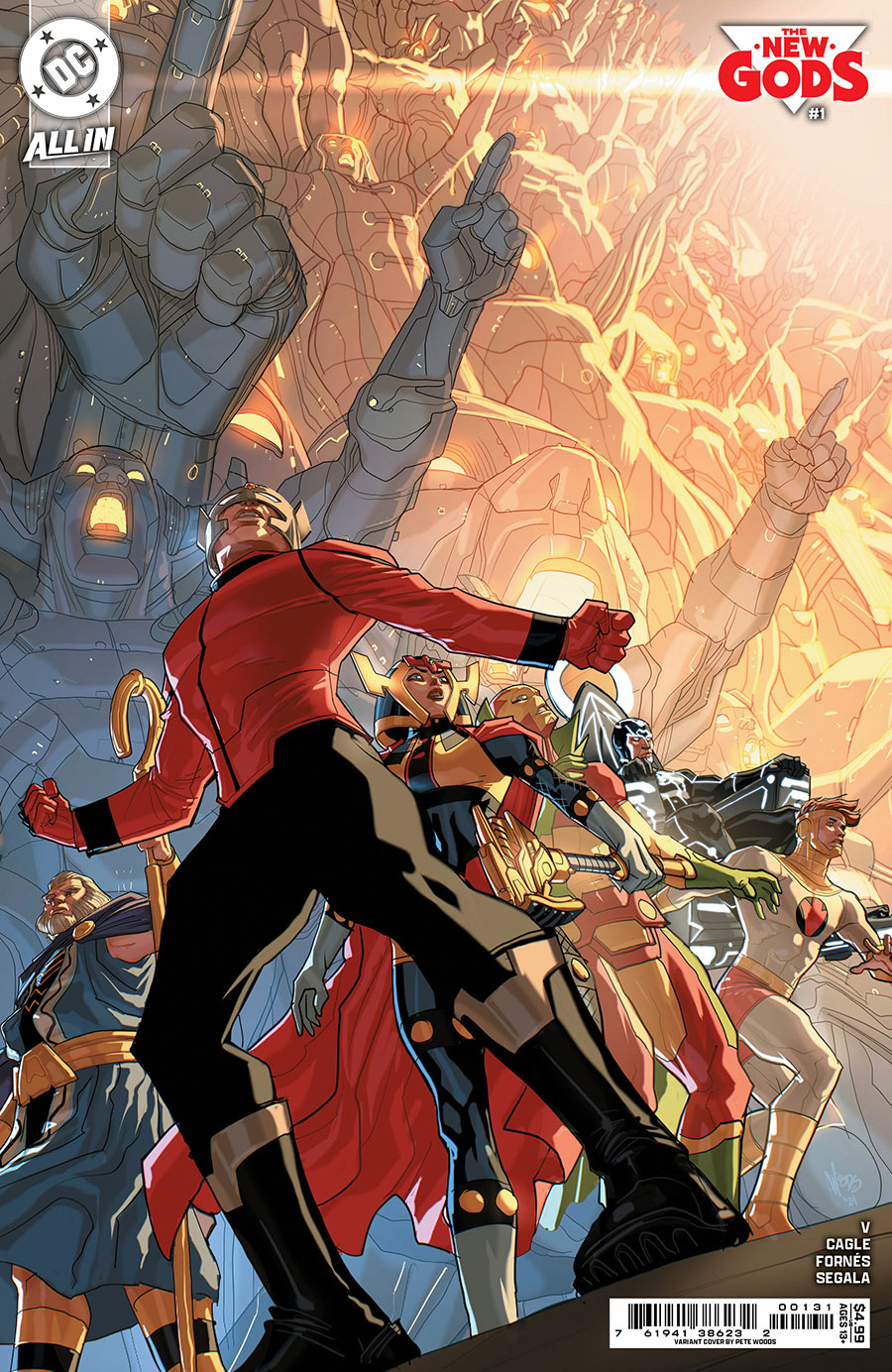 New Gods Vol 5 #1 Cover C Variant Pete Woods Card Stock Cover (DC All In)