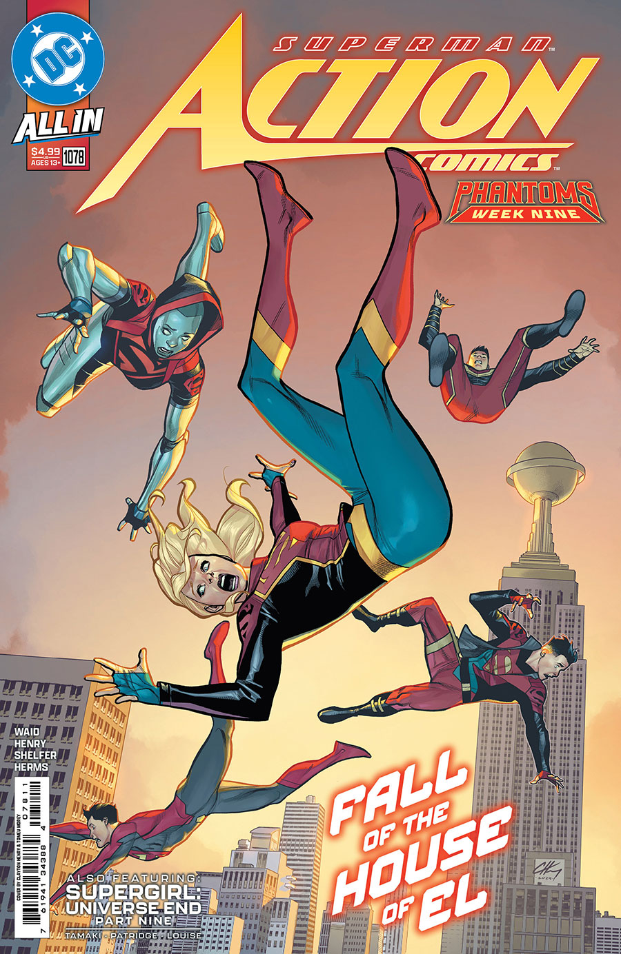 Action Comics Vol 2 #1078 Cover A Regular Clayton Henry Cover (DC All In)