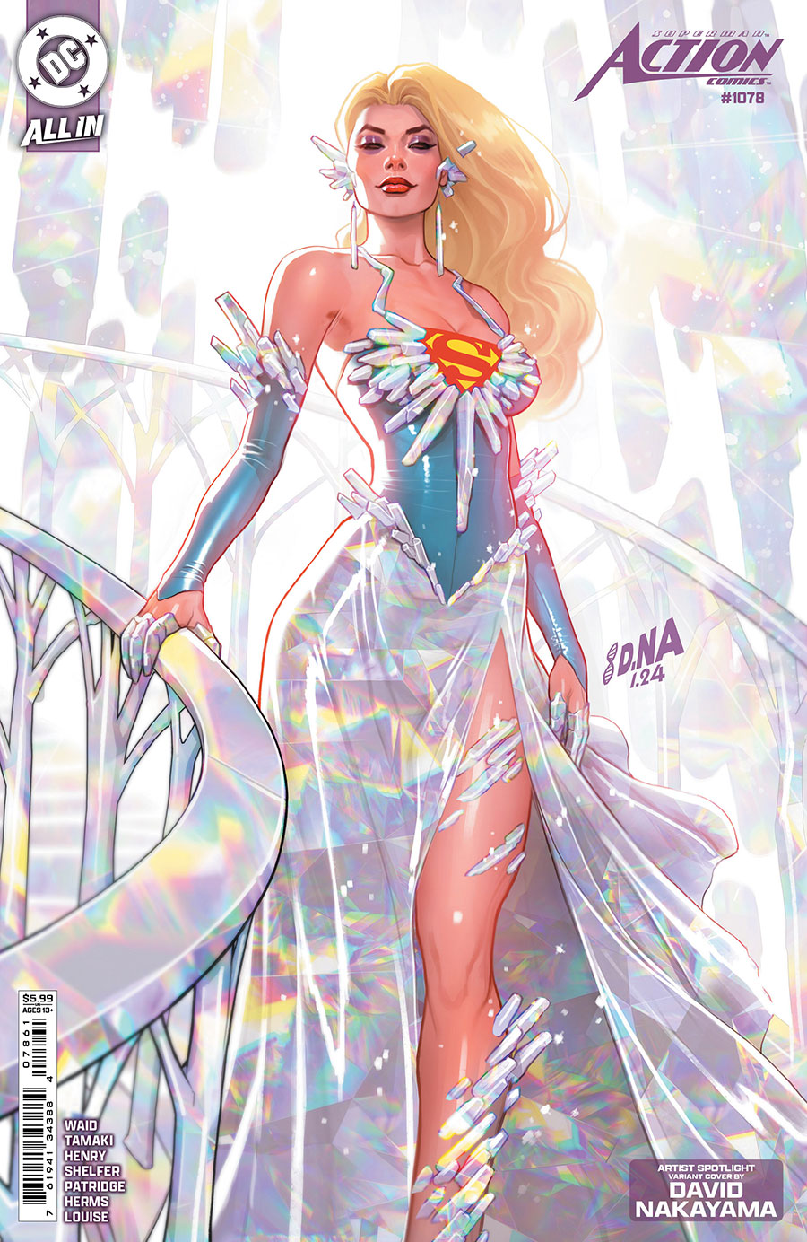 Action Comics Vol 2 #1078 Cover D Variant David Nakayama Artist Spotlight Card Stock Cover (DC All In)