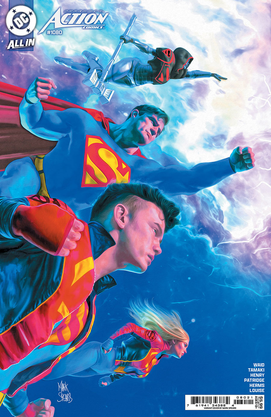 Action Comics Vol 2 #1080 Cover B Variant Mark Spears Card Stock Cover (DC All In) (Limit 1 Per Customer)