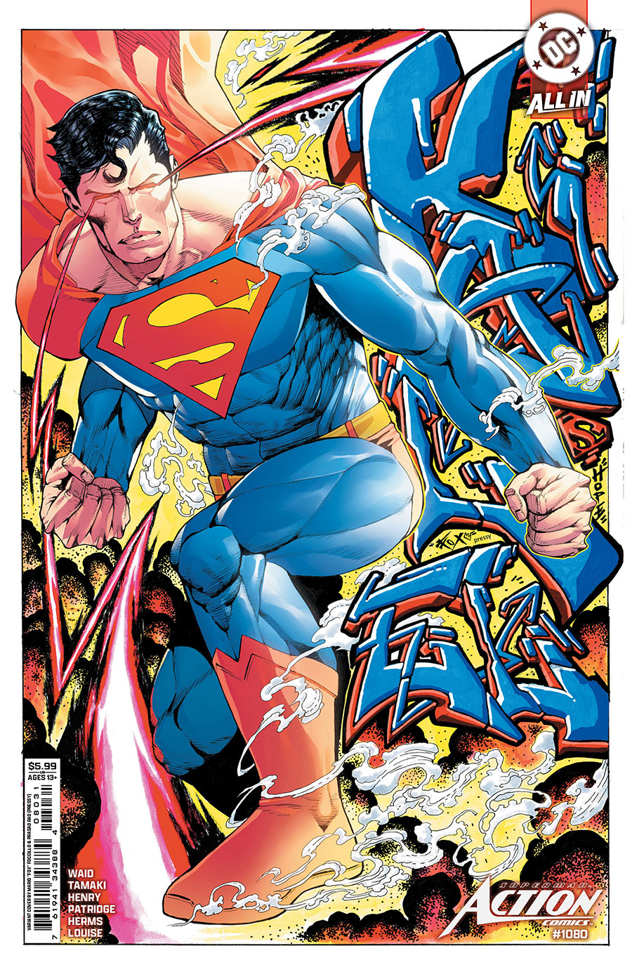 Action Comics Vol 2 #1080 Cover C Variant Mario Foccillo Card Stock Cover (DC All In)