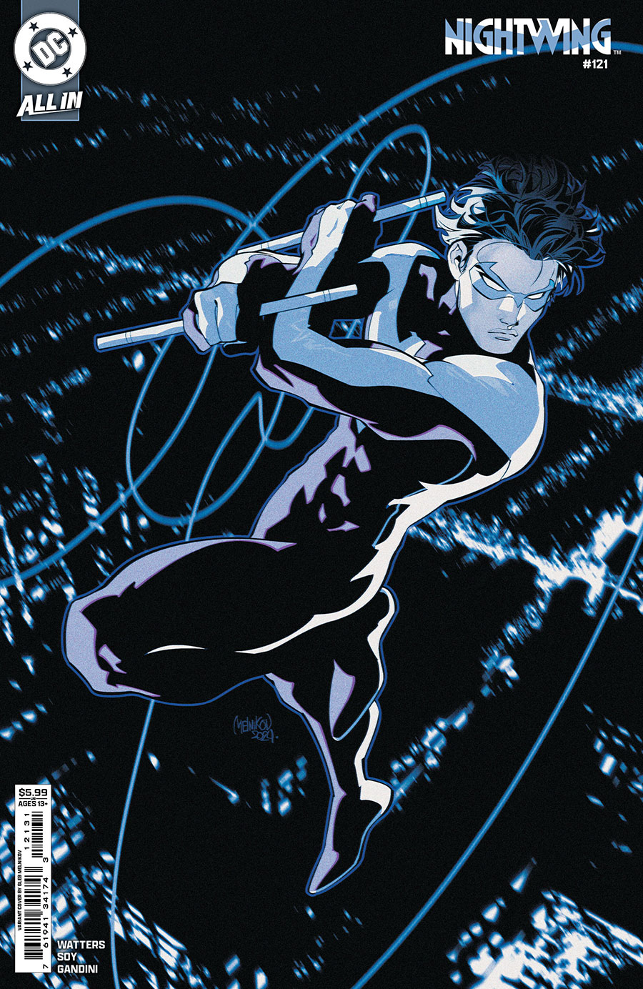 Nightwing Vol 4 #121 Cover C Variant Gleb Melnikov Card Stock Cover (DC All In)