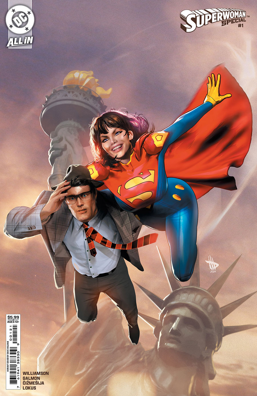 Superwoman Special #1 (One Shot) Cover B Variant Dave Wilkins Card Stock Cover (DC All In)