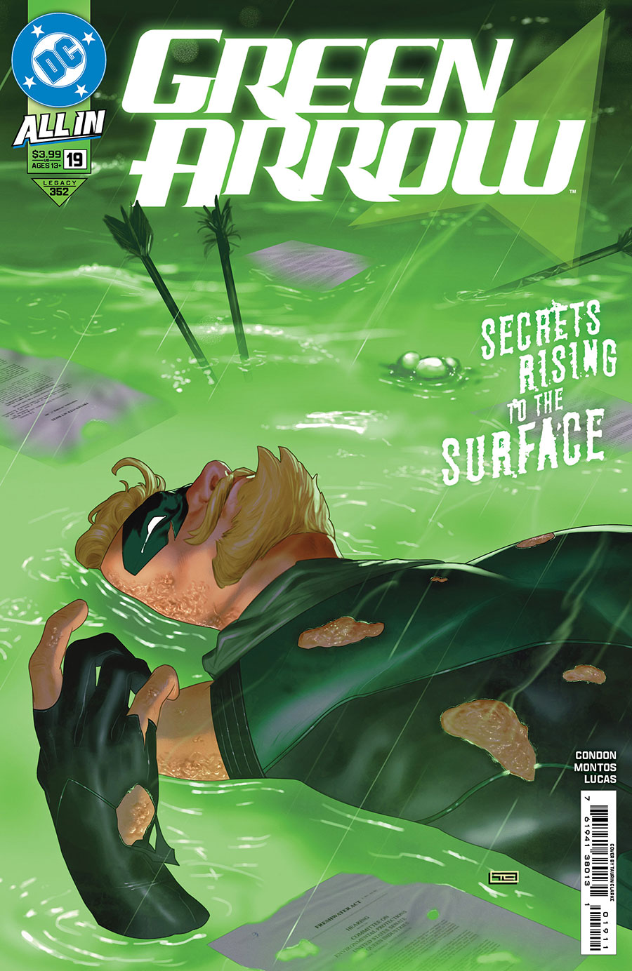 Green Arrow Vol 8 #19 Cover A Regular Taurin Clarke Cover (DC All In)