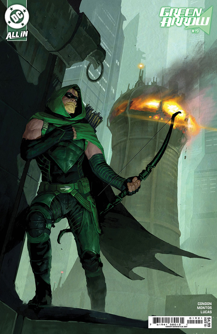 Green Arrow Vol 8 #19 Cover B Variant EM Gist Card Stock Cover (DC All In)