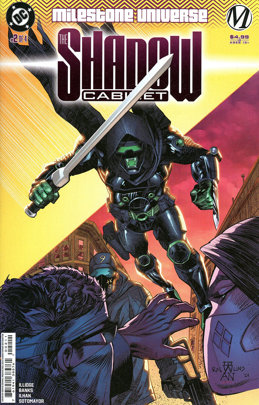 Milestone Universe The Shadow Cabinet #2 Cover A Regular Denys Cowan Cover