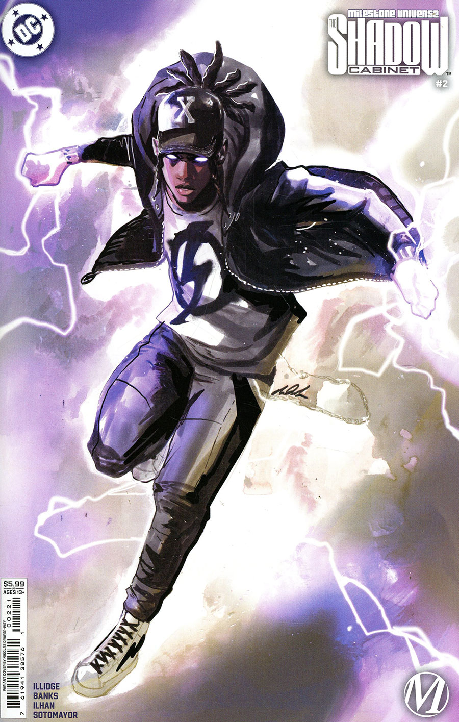Milestone Universe The Shadow Cabinet #2 Cover B Variant Nikolas Draper-Ivey Card Stock Cover