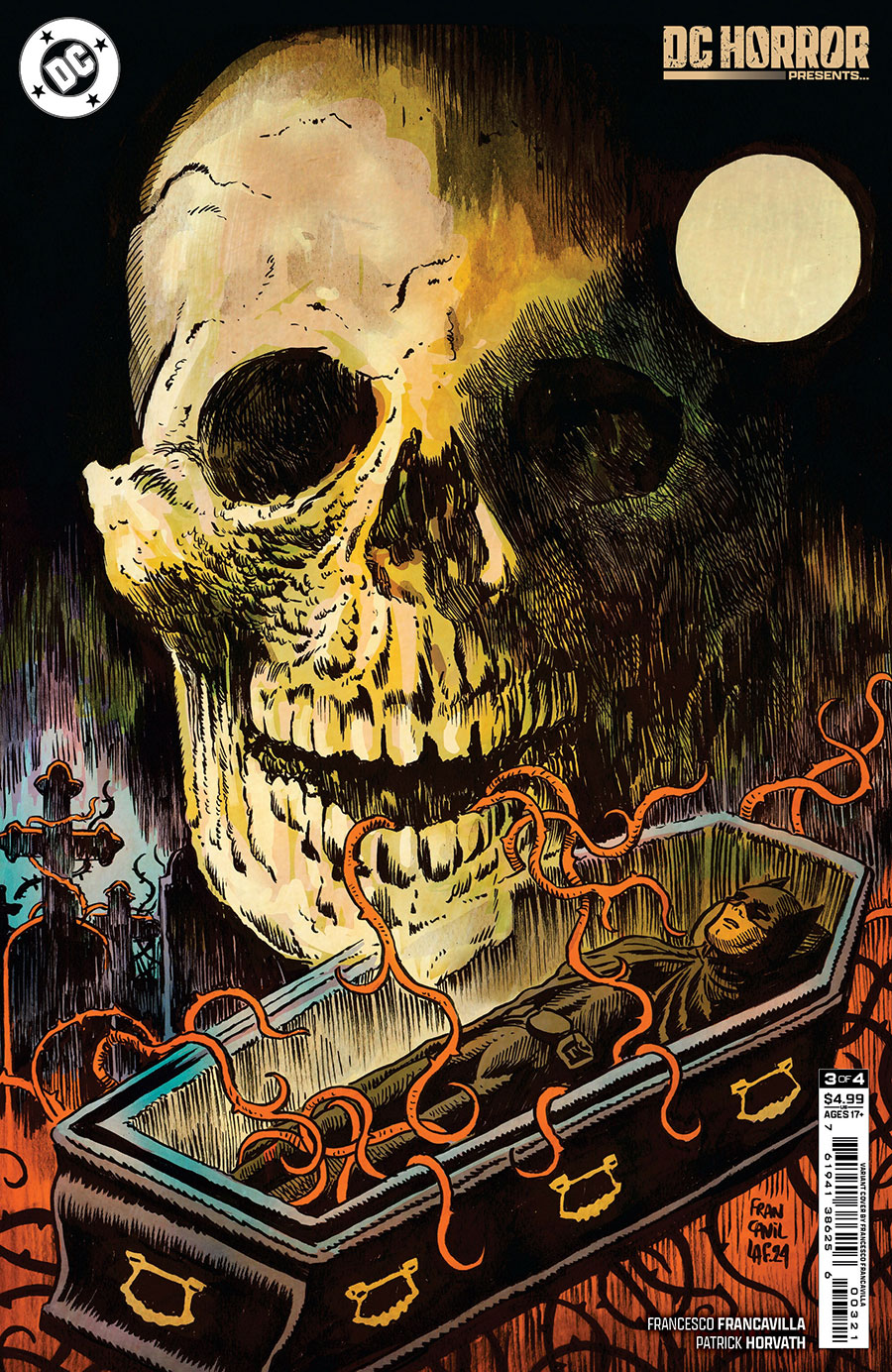 DC Horror Presents #3 Cover B Variant Francesco Francavilla Card Stock Cover