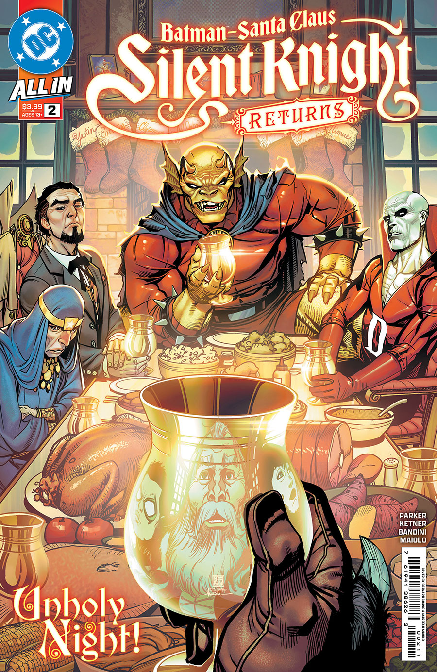 Batman Santa Claus Silent Knight Returns #2 Cover A Regular Bernard Chang Cover