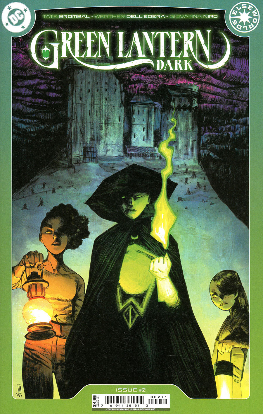 Green Lantern Dark #2 Cover A Regular Werther Dell Edera Cover