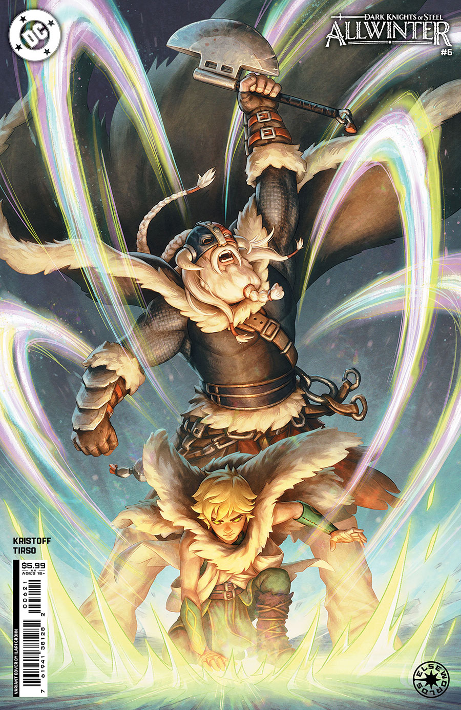Dark Knights Of Steel Allwinter #6 Cover C Variant Ilari Grohn Card Stock Cover