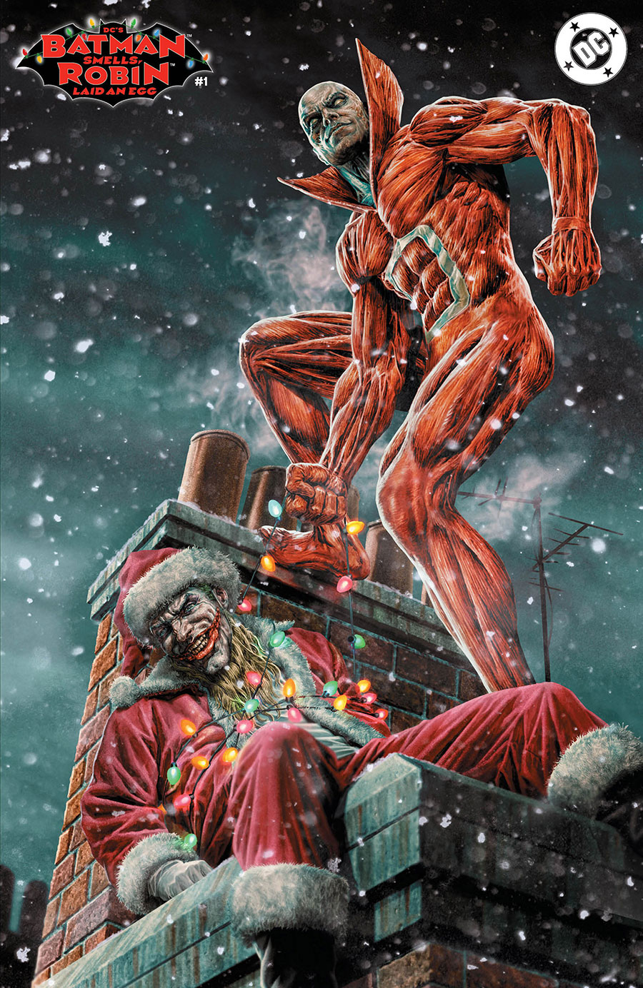 DCs Batman Smells Robin Laid An Egg #1 (One Shot) Cover B Variant Lee Bermejo Cover (Limit 1 Per Customer)