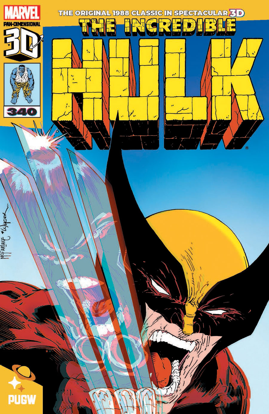 Incredible Hulk #340 Cover F Pan-Dimensional 3D Edition