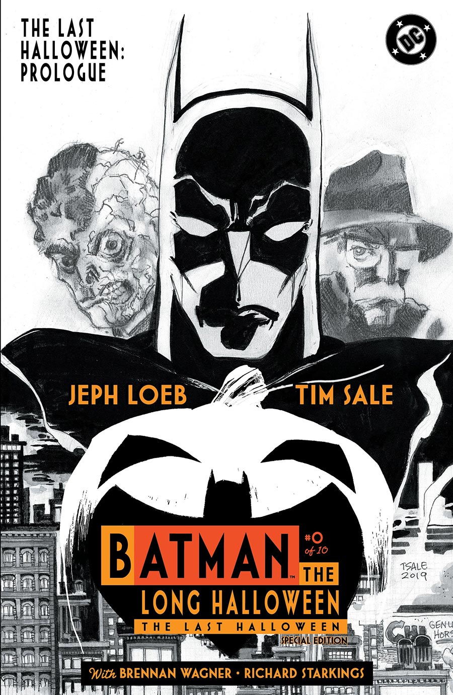 Batman The Long Halloween The Last Halloween #0 2nd Ptg Tim Sale Black & White Variant Cover (Limit 1 Per Customer)