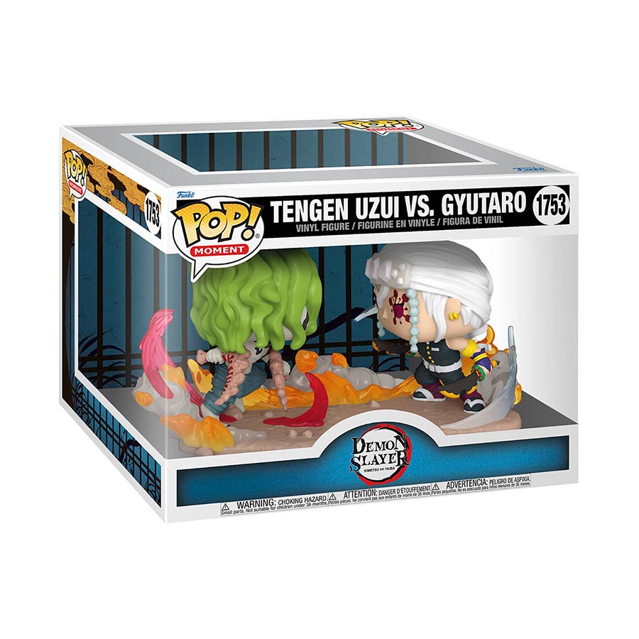 POP Moments Demon Slayer Kimetsu No Yaiba Tengen vs Gyutaro Vinyl Figure