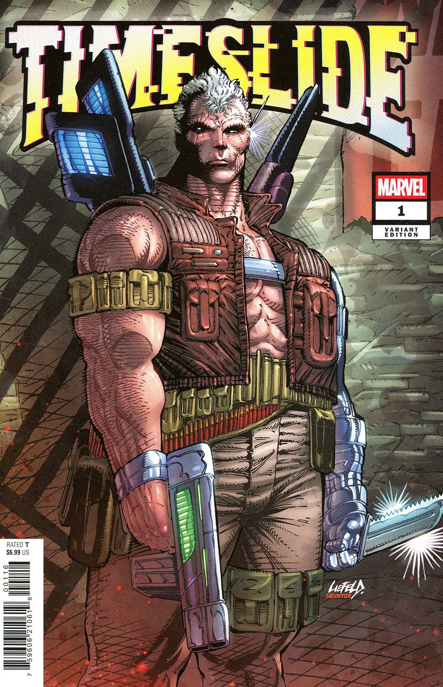 Timeslide #1 (One Shot) Cover F Incentive Rob Liefeld Hidden Gem Variant Cover