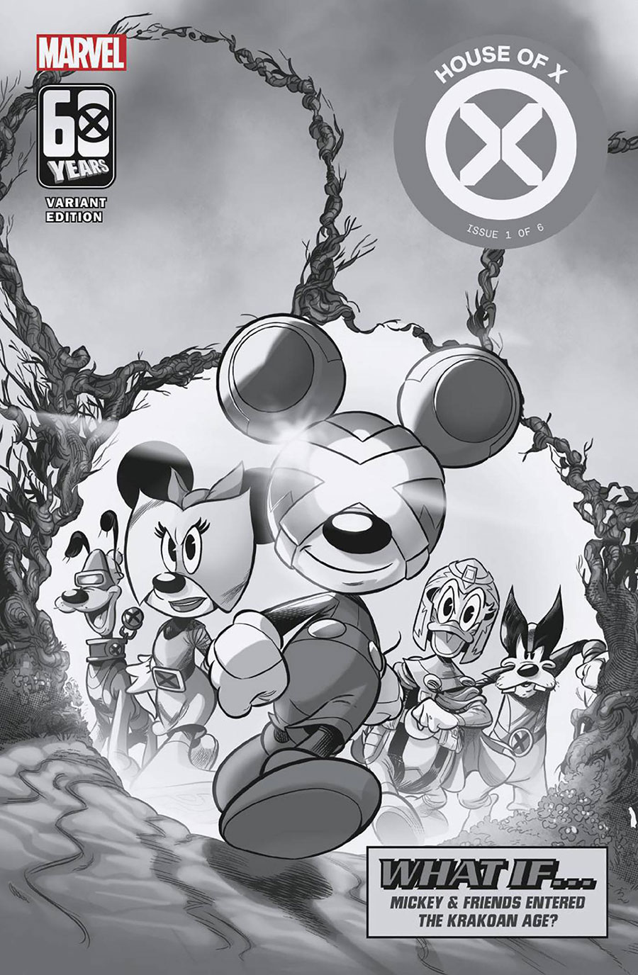 Amazing Spider-Man Vol 6 #63 Cover F Incentive Francesco Dippolito Disney What If Black & White Cover
