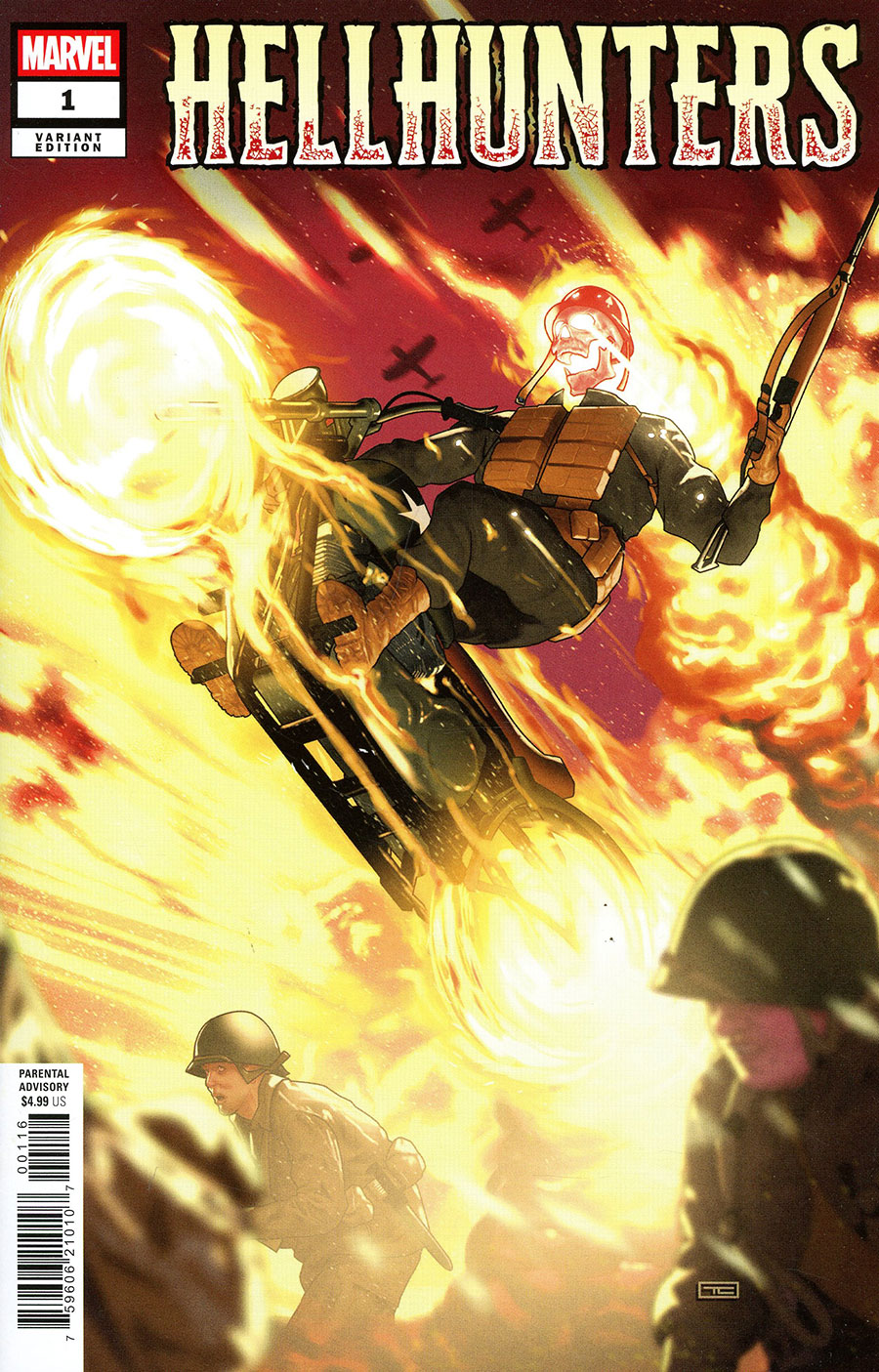 Hellhunters #1 Cover E Incentive Taurin Clarke Variant Cover