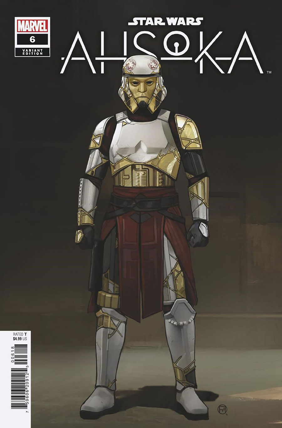 Star Wars Ahsoka #6 Cover C Incentive Concept Art Variant Cover