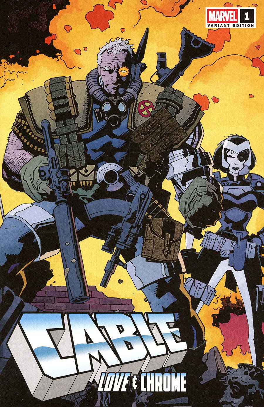 Cable Love And Chrome #1 Cover E Incentive Mike Mignola Hidden Gem Wraparound Variant Cover