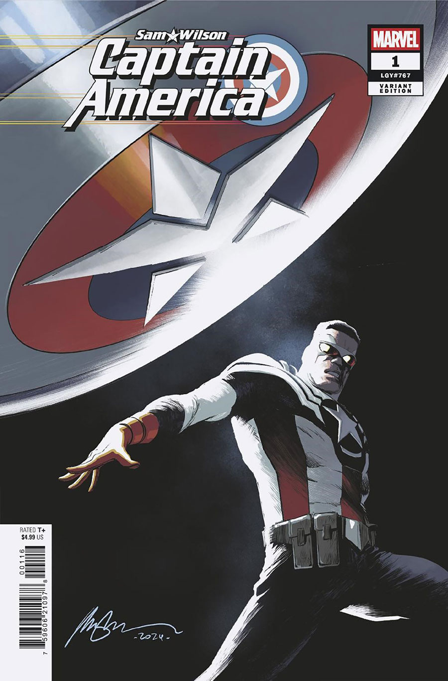 Sam Wilson Captain America #1 Cover F Incentive Rafael Albuquerque Variant Cover