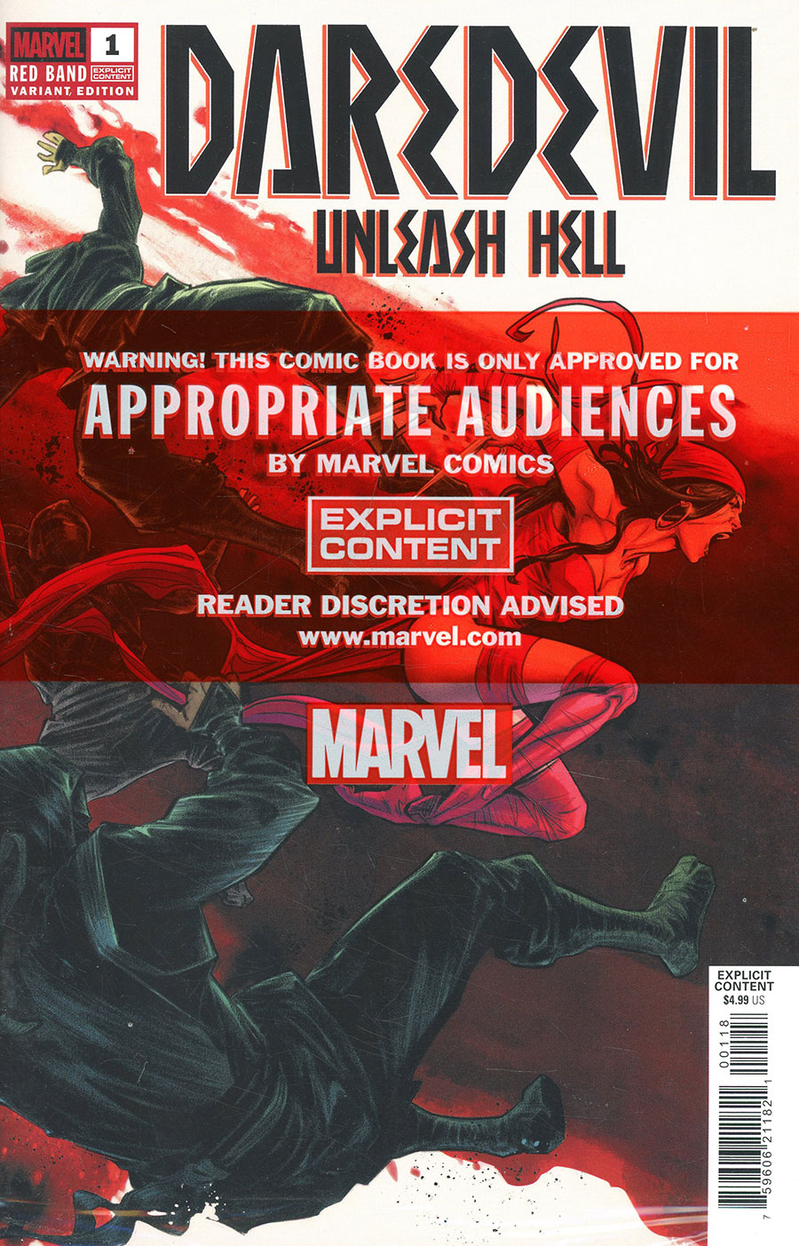 Daredevil Unleash Hell Red Band #1 Cover F Incentive Joelle Jones Variant Cover With Polybag