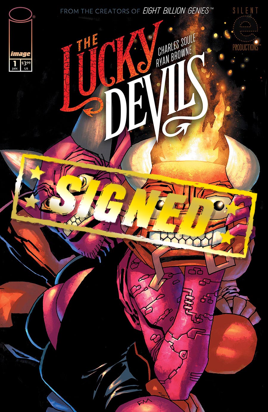 Lucky Devils #1 Cover L Variant Frank Miller & Alex Sinclair Cover Signed By Charles Soule & Ryan Browne
