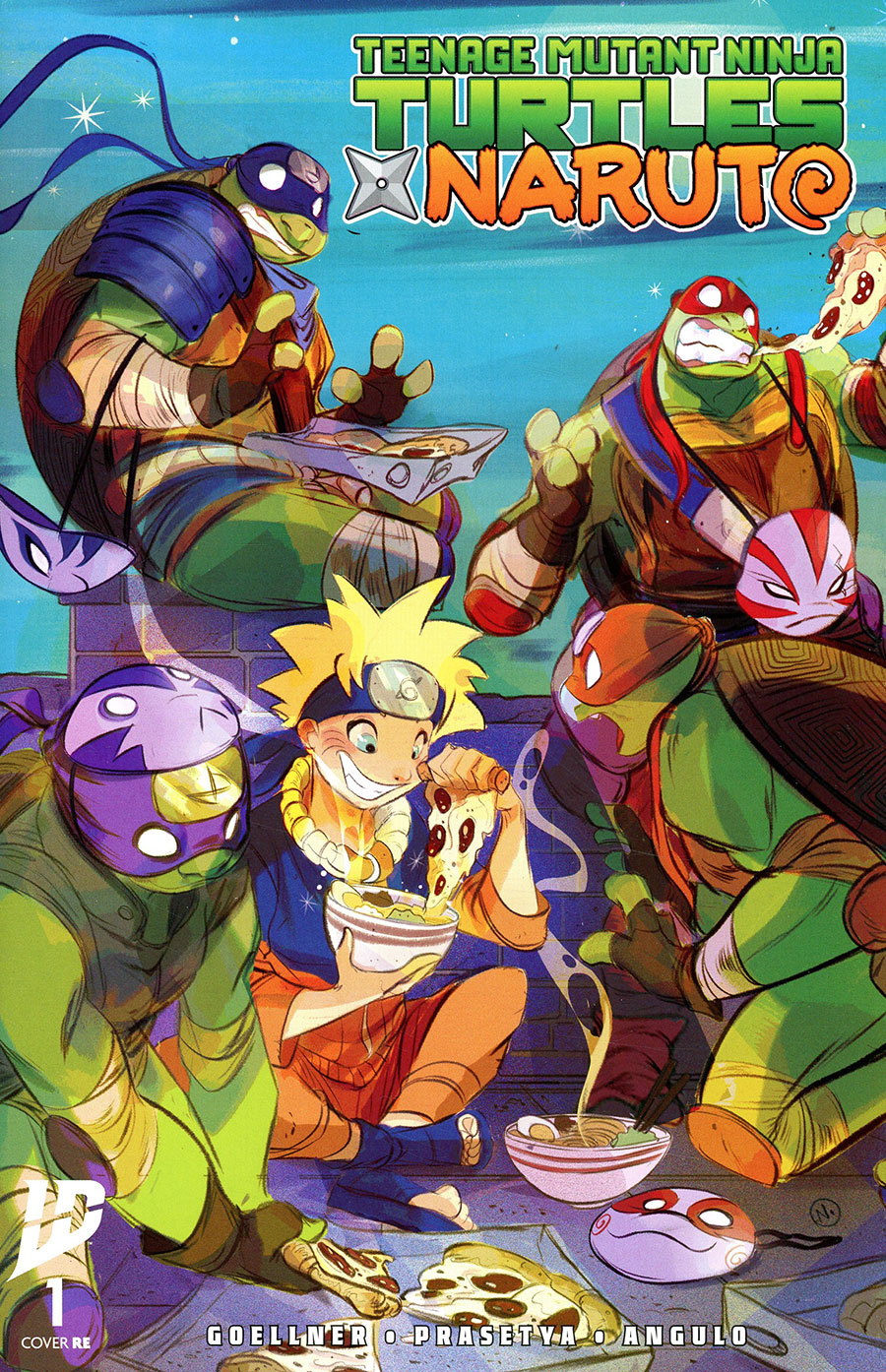 Teenage Mutant Ninja Turtles x Naruto #1  Midtown Exclusive Cover A Nicoletta Baldari Variant Cover