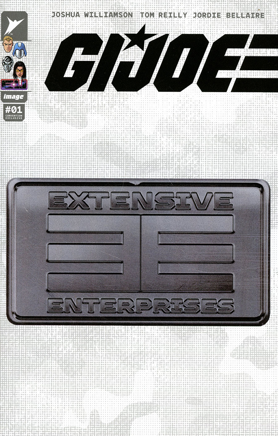 GI Joe Preview Ashcan Vol 10 #1  Midtown Exclusive Cover A Extensive Enterprises Foil Logo Variant Cover