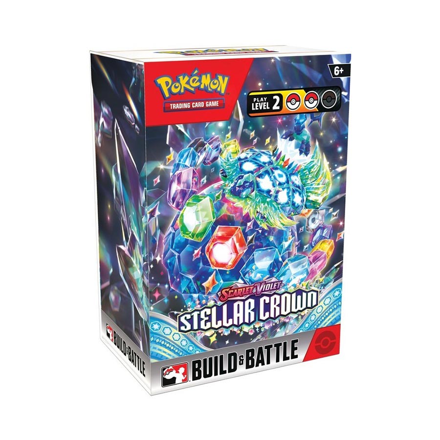 Pokemon Scarlet And Violet Stellar Crown Build And Battle Box Display