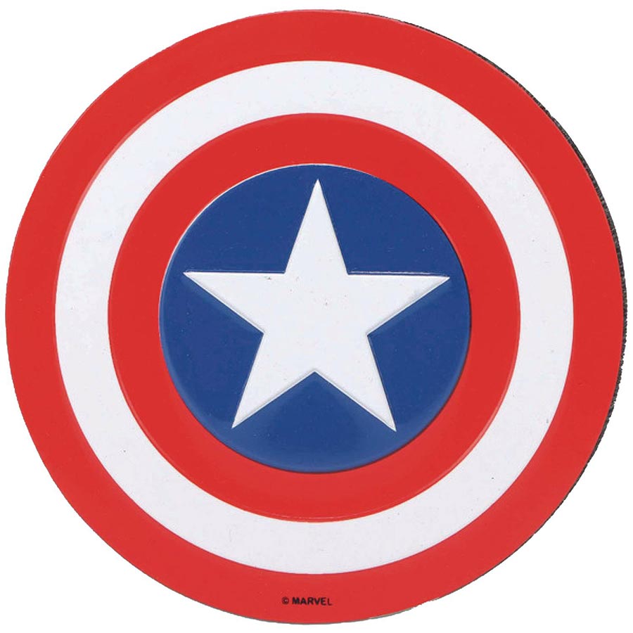 Marvel Captain America Shield Embossed Metal Magnet