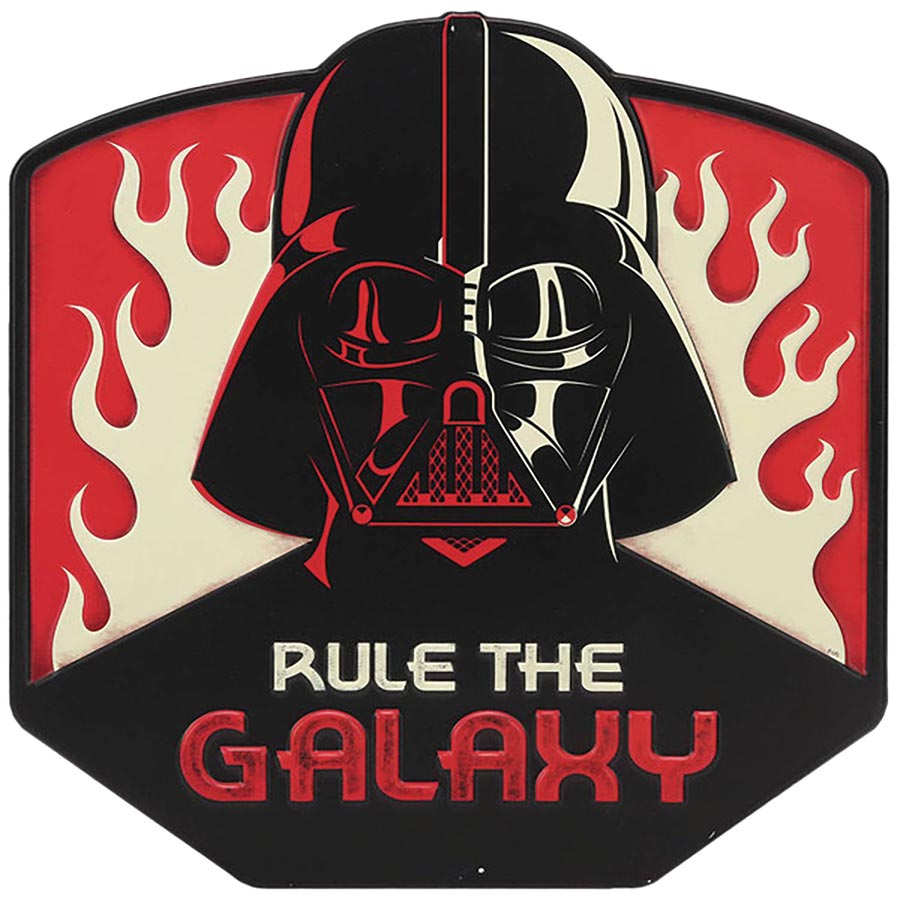 Star Wars Darth Vader Rule The Galaxy Metal Sign