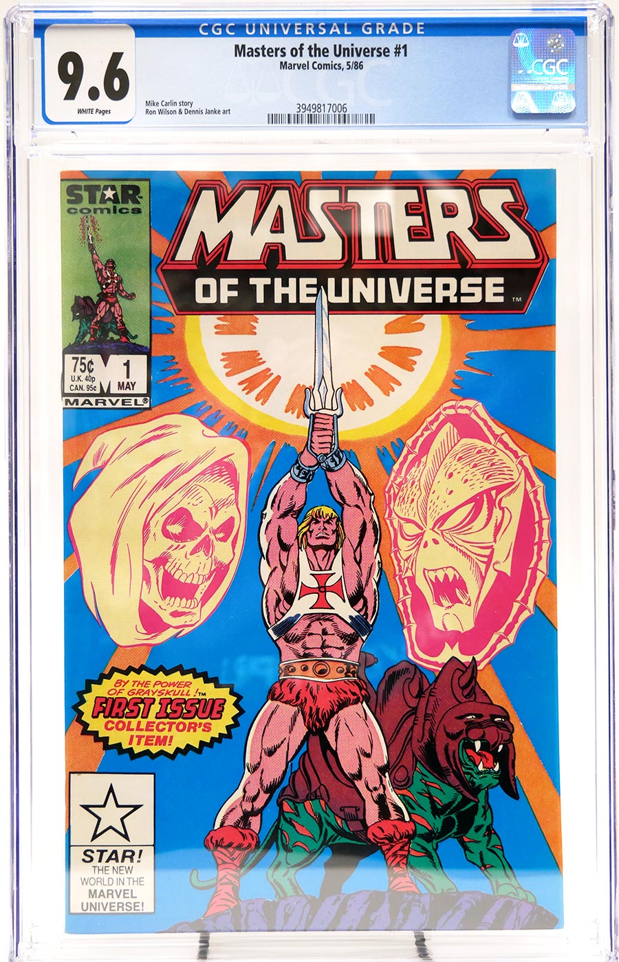 Masters Of The Universe Vol 2 #1 Cover B CGC 9.6
