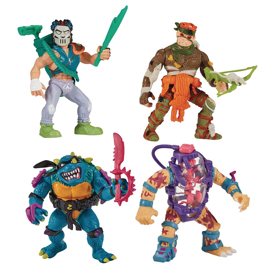 Teenage Mutant Ninja Turtles Classic Mutants #3 4-Piece Action Figure Set