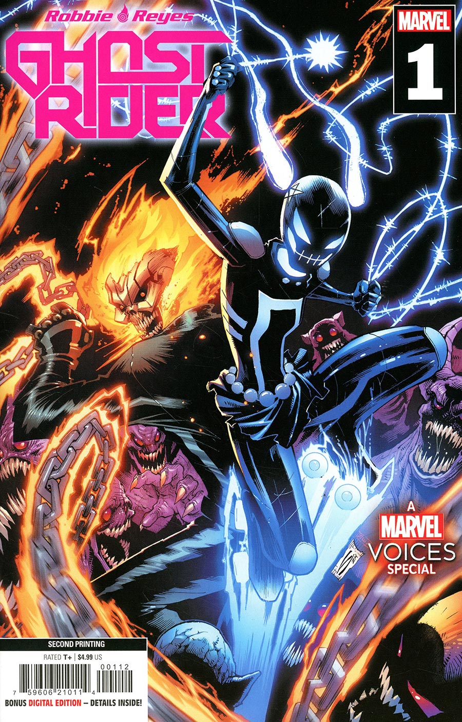 Ghost Rider Robbie Reyes Special #1 (One Shot) Cover D 2nd Ptg Gerardo Sandoval Variant Cover