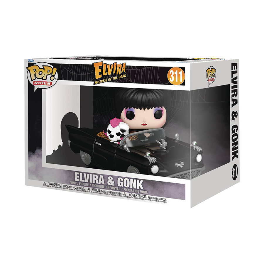 POP Rides Deluxe Elvira And Gonk Vinyl Figure