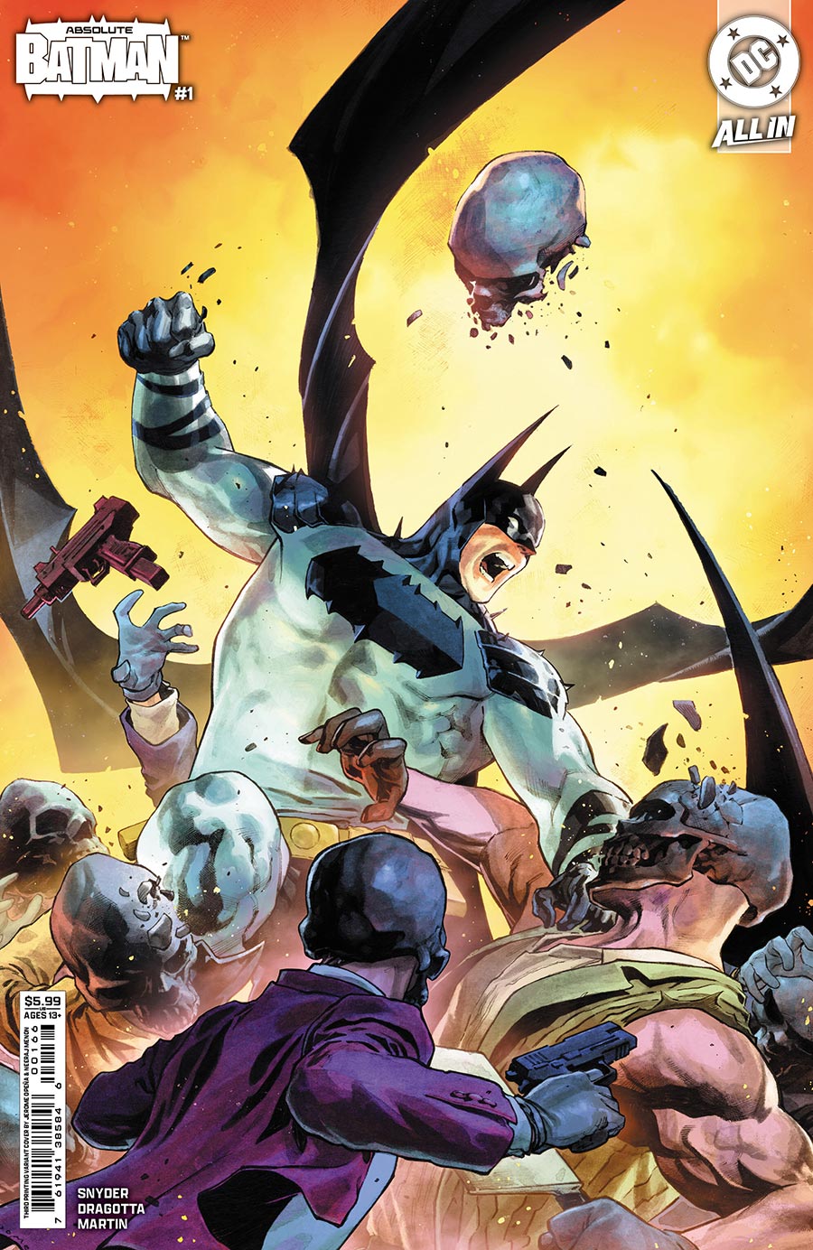 Absolute Batman #1 Cover Q 3rd Ptg B Jerome Opena Card Stock Variant Cover (DC All In)