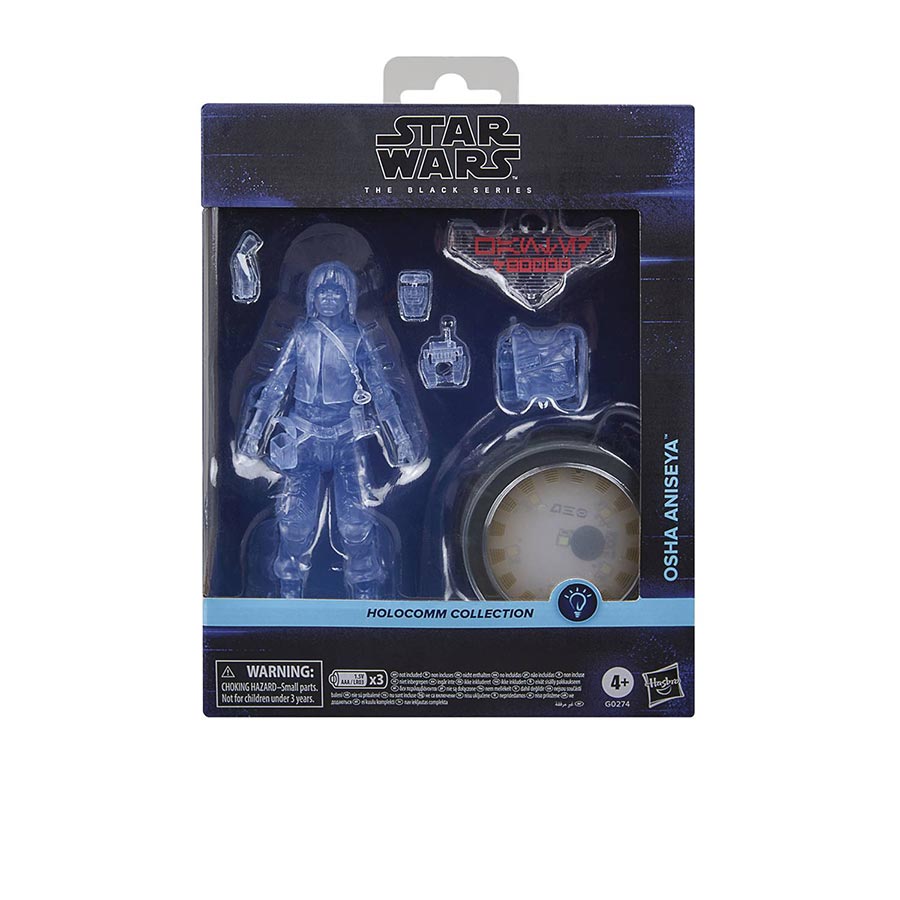 Star Wars Black Series Holocomm Collection Osha Aniseya Light-Up Action Figure