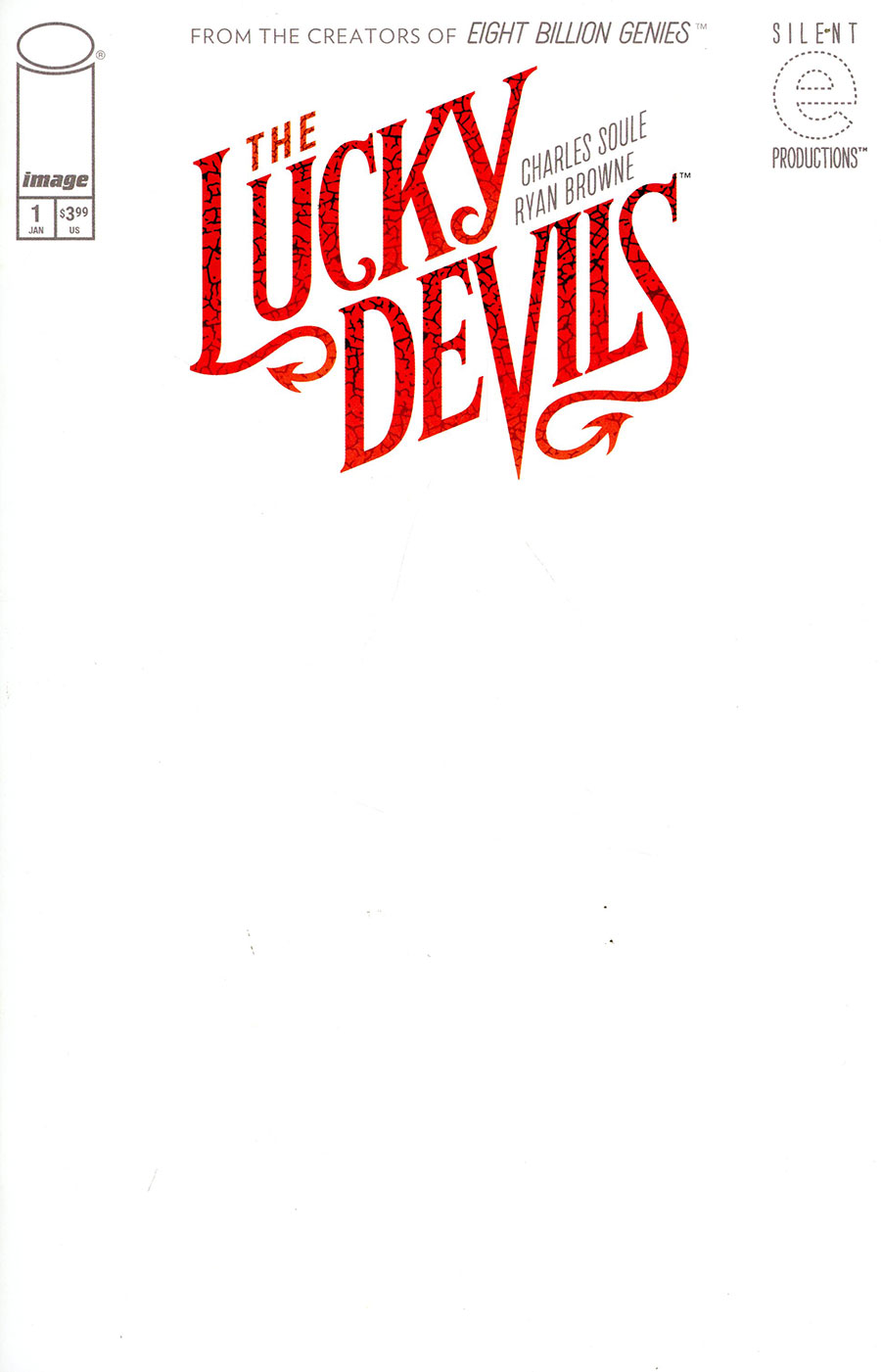 Lucky Devils #1 Cover C Variant Blank Cover