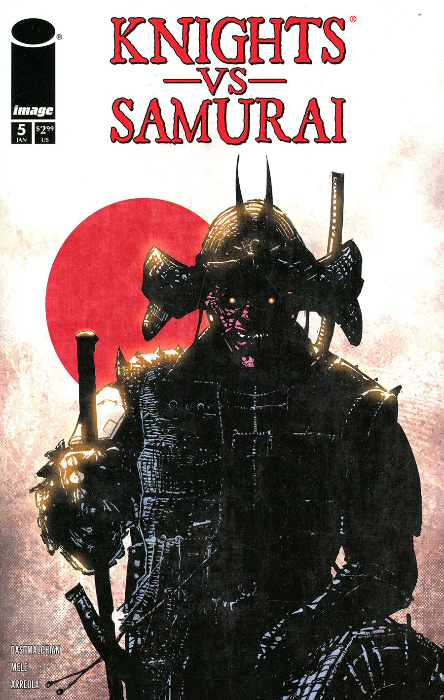 Knights vs Samurai #5 Cover A Regular Mirko Colak Cover