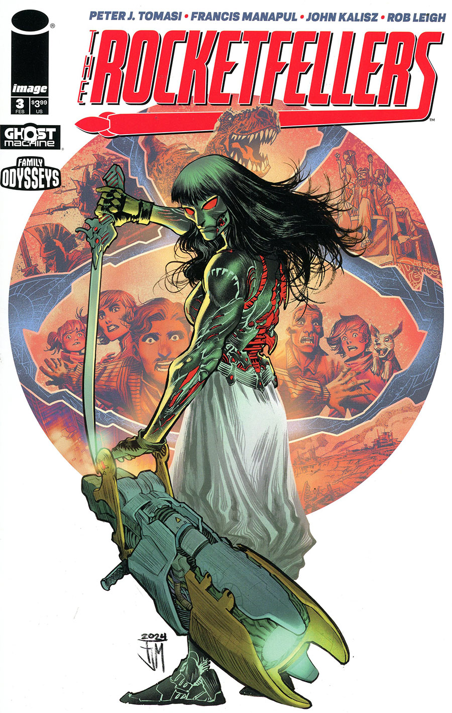 Rocketfellers #3 Cover A Regular Francis Manapul Cover
