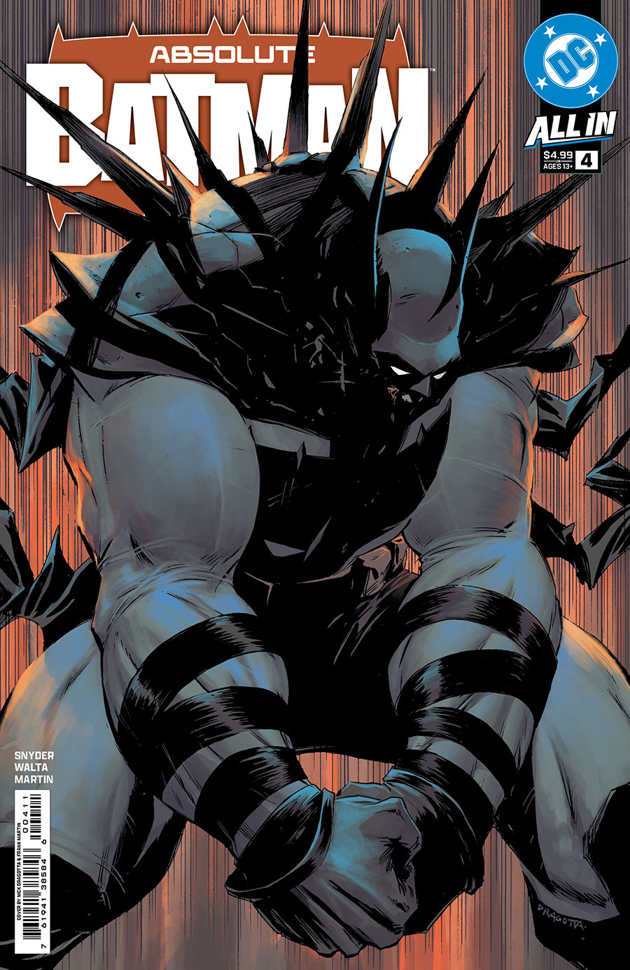 Absolute Batman #4 Cover A Regular Nick Dragotta Cover (DC All In)
