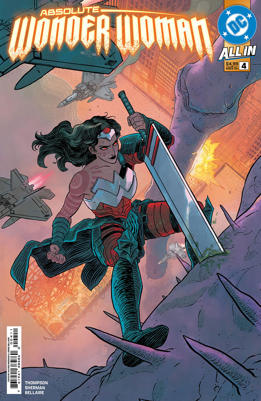 Absolute Wonder Woman #4 Cover A Regular Hayden Sherman Cover (DC All In)