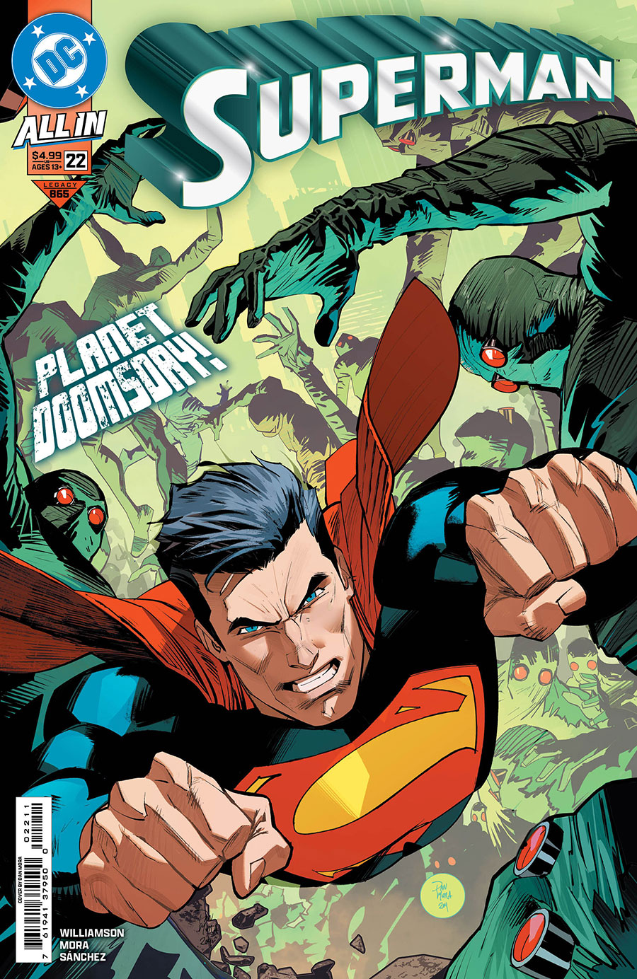 Superman Vol 7 #22 Cover A Regular Dan Mora Cover (DC All In)