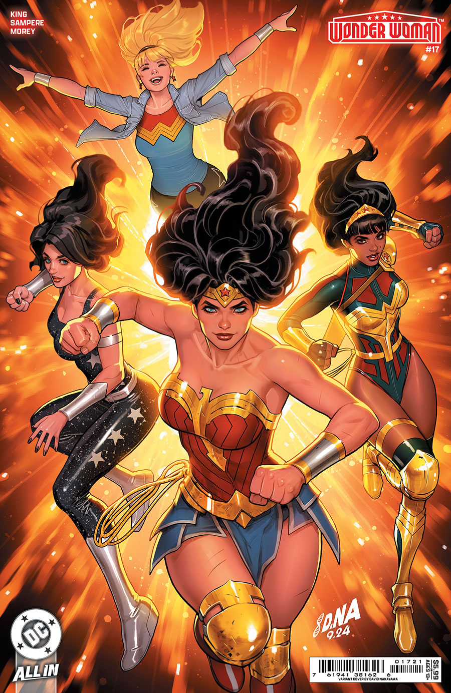 Wonder Woman Vol 6 #17 Cover B Variant David Nakayama Card Stock Cover (DC All In)