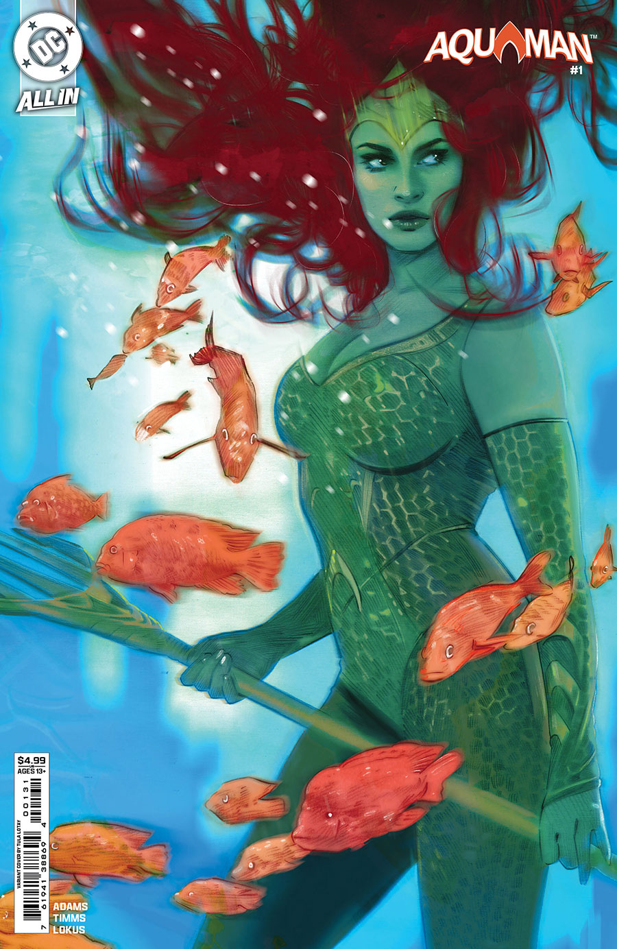 Aquaman Vol 7 #1 Cover C Variant Tula Lotay Card Stock Cover (DC All In)