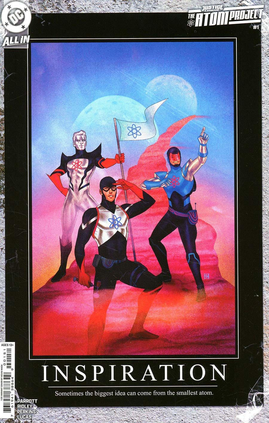 Justice League The Atom Project #1 Cover F Incentive Kevin Wada Card Stock Variant Cover (DC All In)