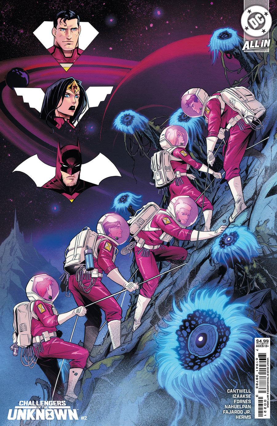 Challengers Of The Unknown Vol 5 #2 Cover B Variant Travis Mercer Card Stock Cover (DC All In)