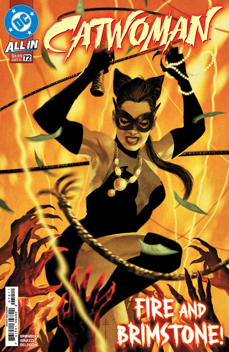 Catwoman Vol 5 #72 Cover A Regular Sebastian Fiumara Cover (DC All In)