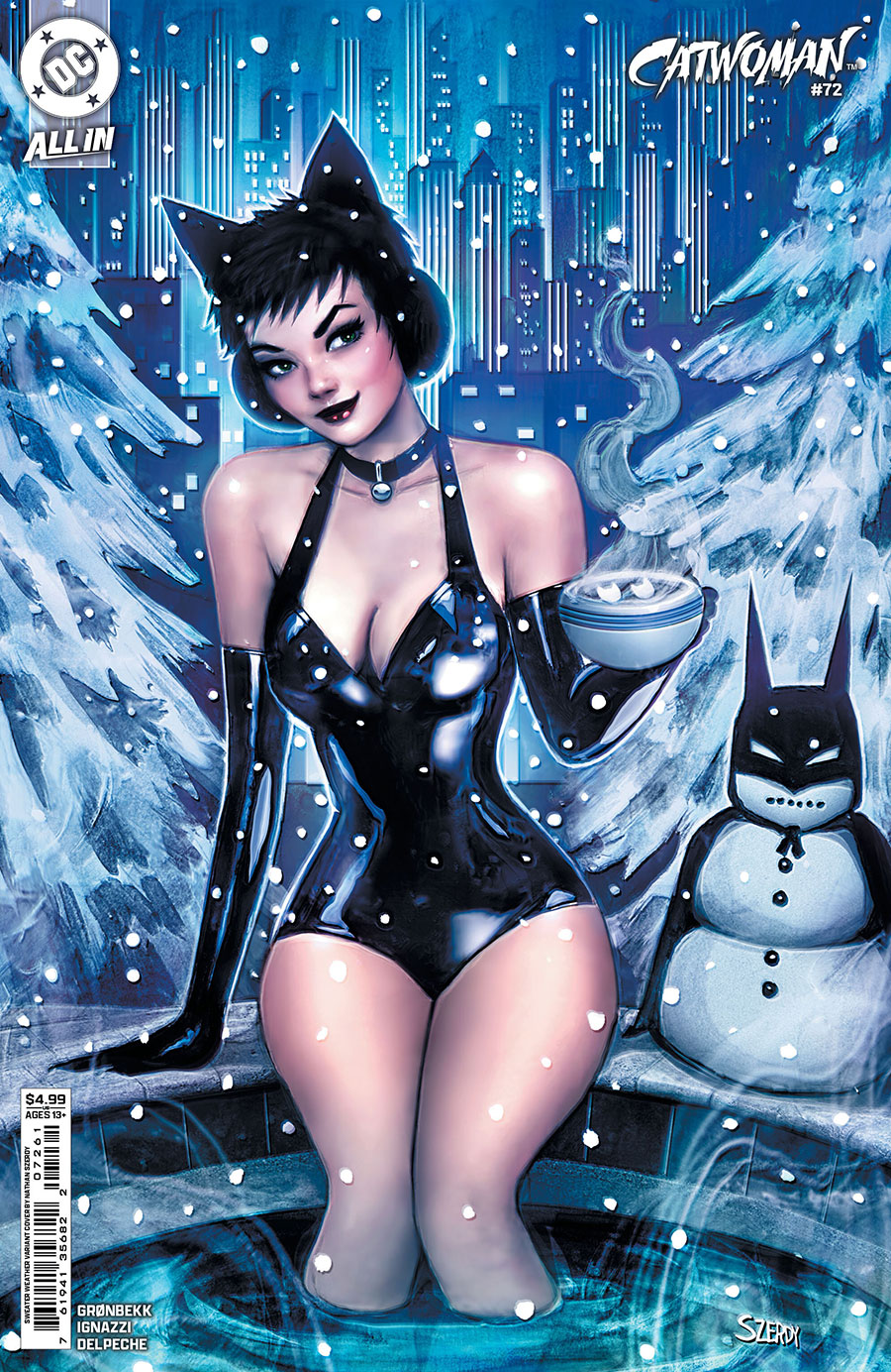 Catwoman Vol 5 #72 Cover D Variant Nathan Szerdy Sweater Weather Card Stock Cover (DC All In)